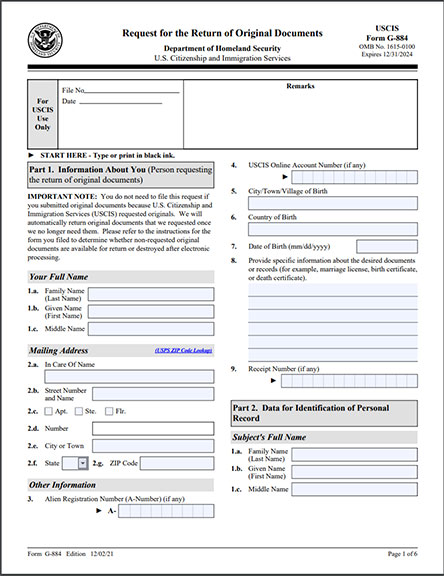 USCIS Forms