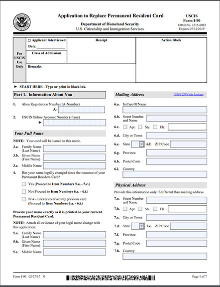 USCIS Forms