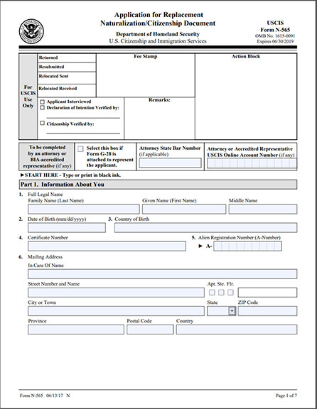 USCIS Forms